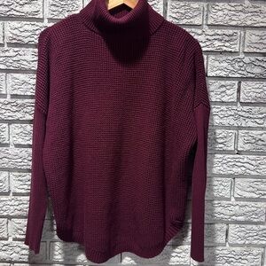 Michael Kors Rich Burgundy Cowl Neck Sweater